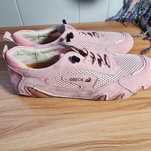 DBeck Outdoor Womens Mesh Trail Sneakers Size 43 Pink